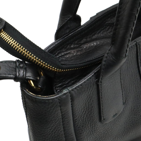 Salvatore Ferragamo Gancini handbag tote bag Shoulder black - Picture 8 of 10